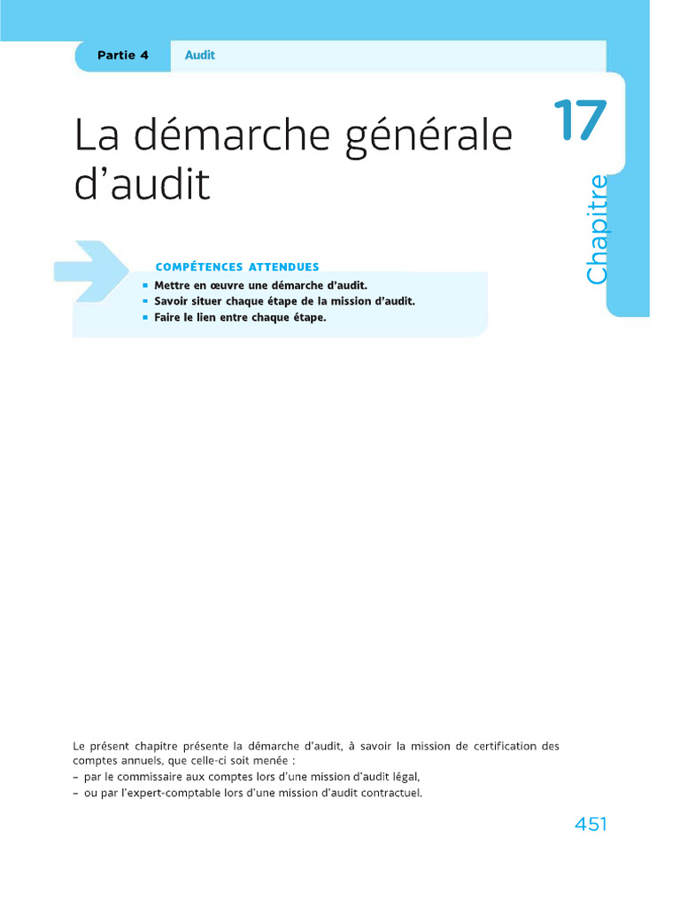 DSCG 4 - Comptabilité Et Audit - Chapitre 17 | PDF