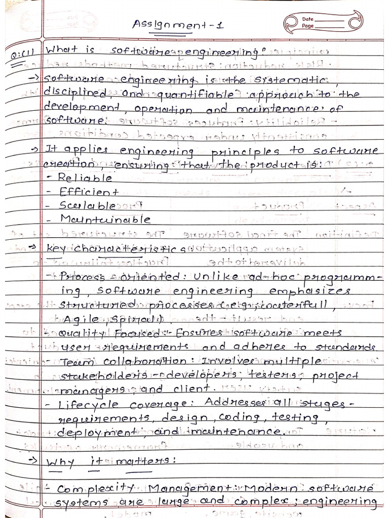 SE Assignment - 1 & 2 | PDF