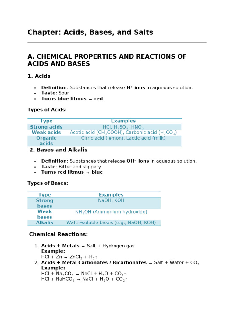 ? Chapter 2 Chemistry | PDF | Acid | Chemical Elements