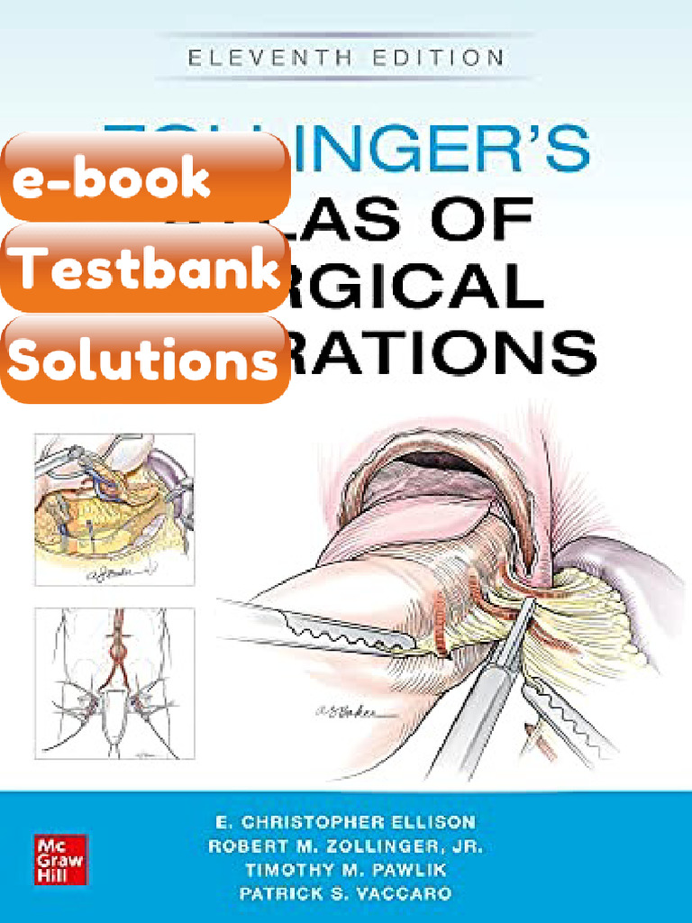 Zollingers Atlas of Surgical Operations Eleventh Edition True PDF
