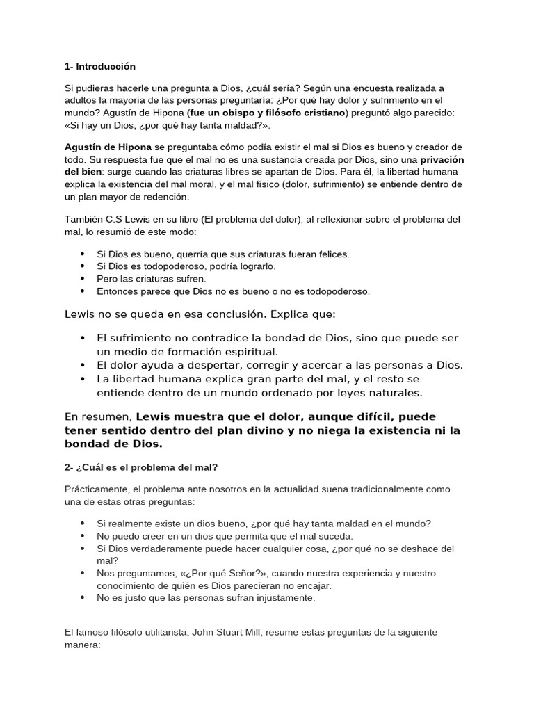 apolog-tica-clase-3-el-problema-del-mal-pdf-mal-problema-del-mal