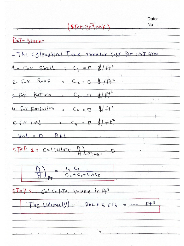 Storage Tank Scheme Updated | PDF