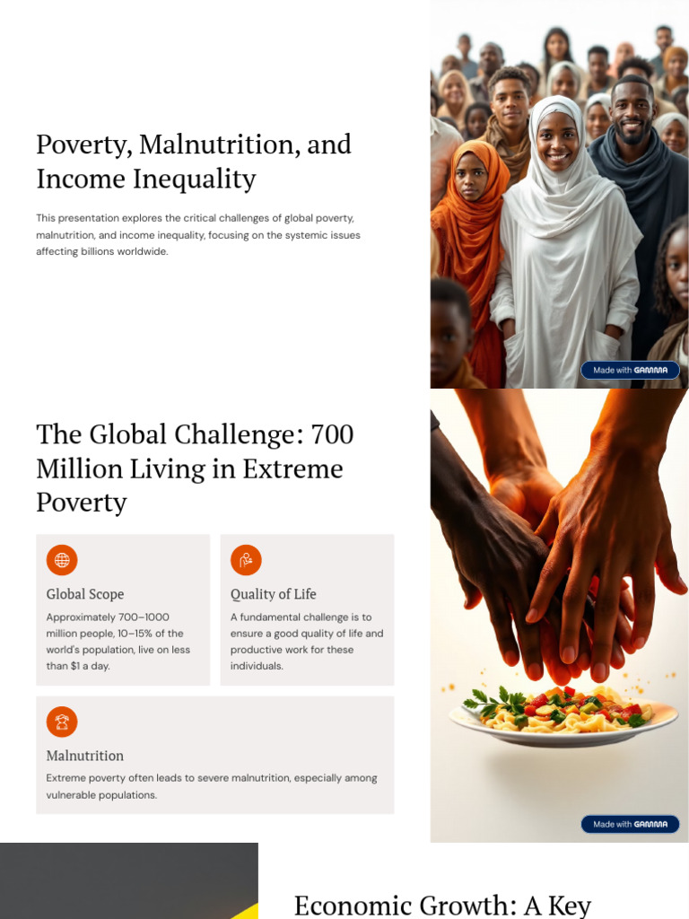 Chapter 6 Poverty Malnutrition and Income Inequality | PDF | Poverty ...