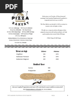 Zizzi Restaurant Menu Overview | PDF | Italian Cuisine | Foods