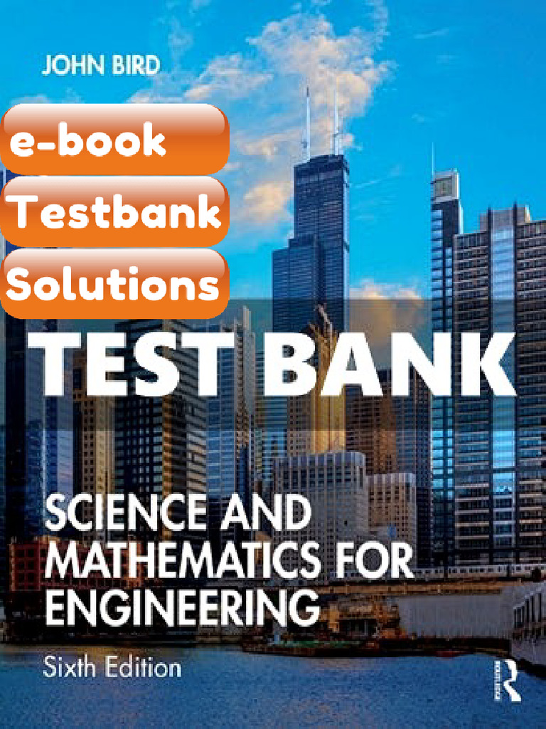 Science and Mathematics for Engineering 6 Ed Bird eBook & Testbank ...
