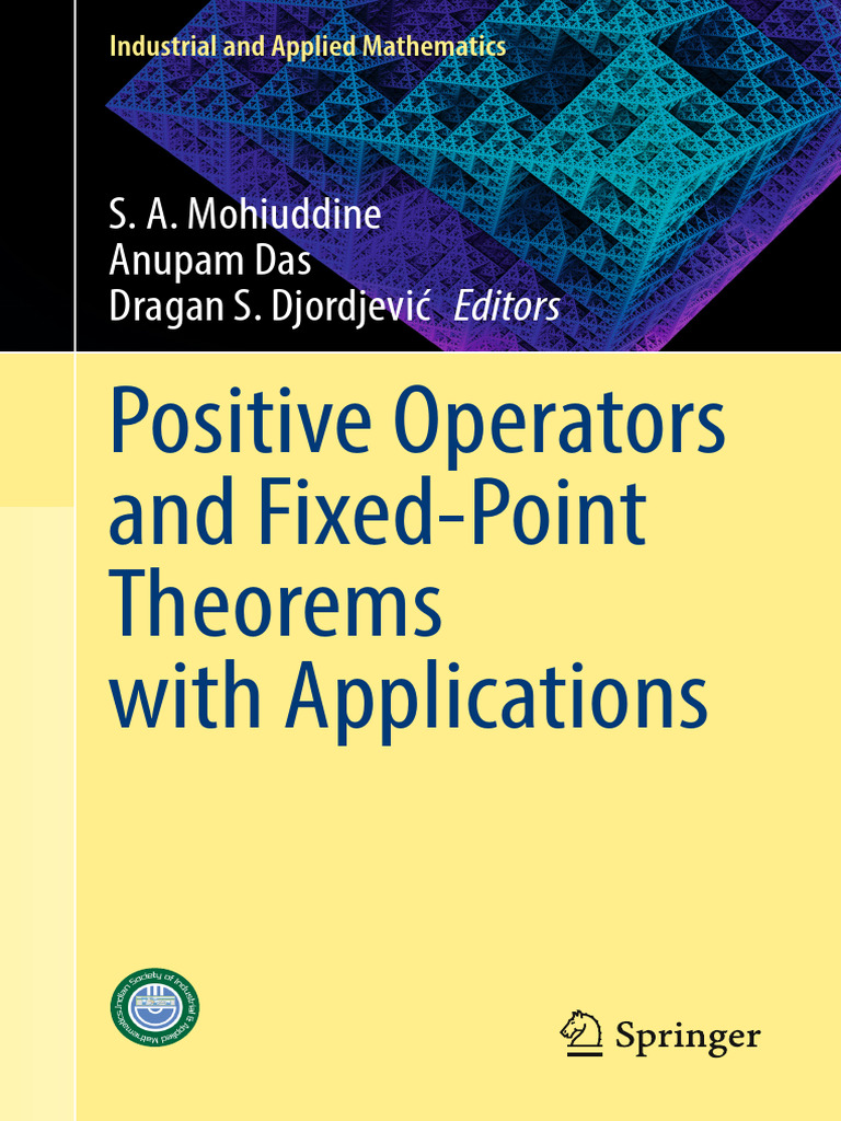Positive Operators and Fixed-Point Theorems With Applications | PDF ...
