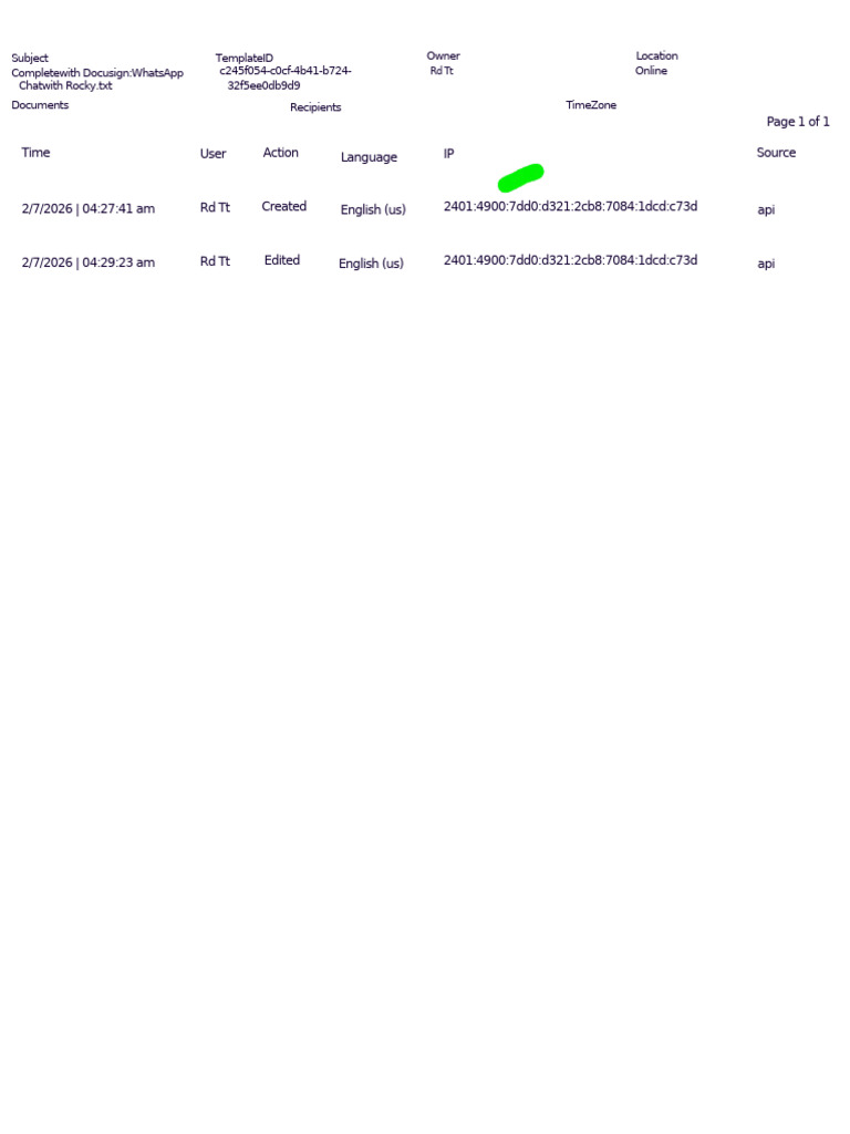 Templates - Docusign | PDF