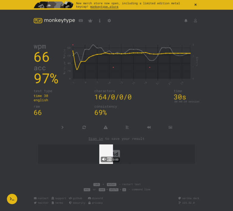 Monkeytype A Minimalistic, Customizable Typing Test | PDF