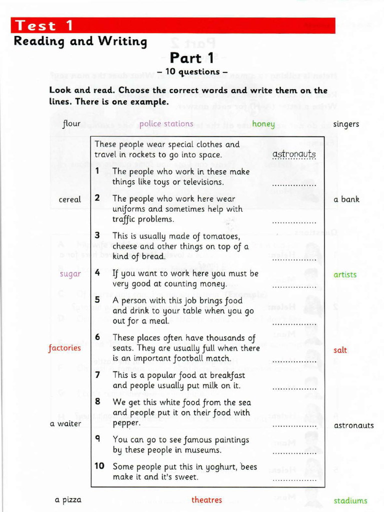 Flyers - Reading and Writing (2) Compressed | PDF