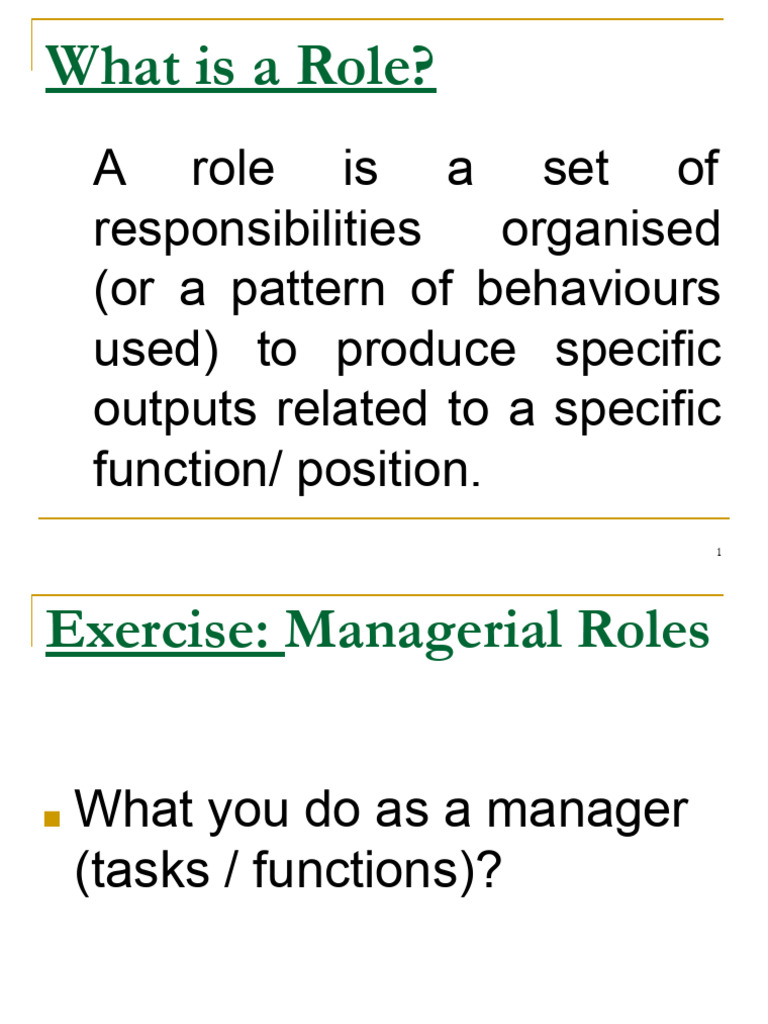 Lecture 4- Managerial Roles.ppt | PDF | Negotiation | Social Psychology