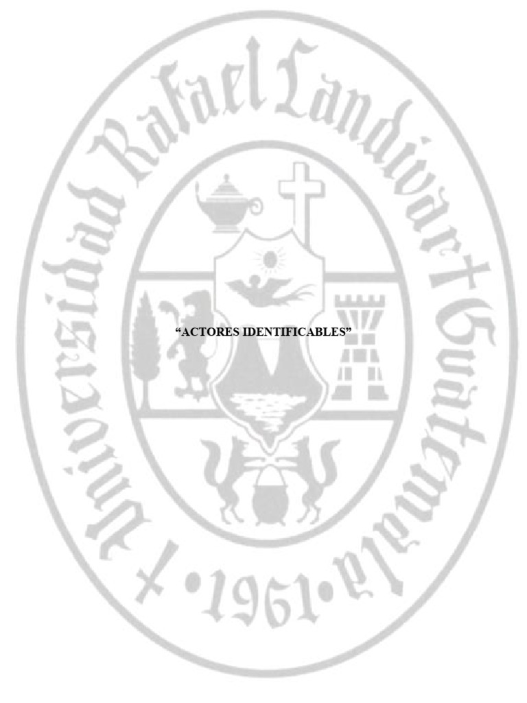 Actores Identificables, Suri Bautista, 2185321 | PDF | Guatemala ...