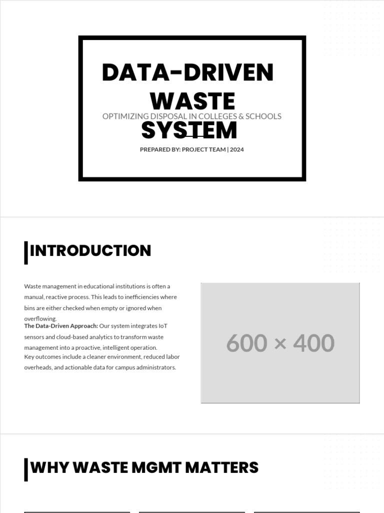 Data-Driven Waste Management System | PDF | Waste Management | Internet ...