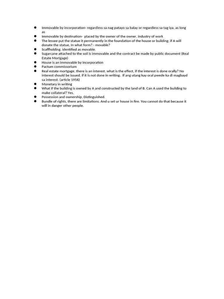Notes in Class | PDF
