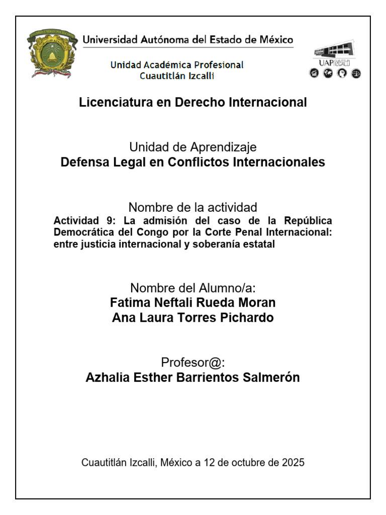 Actividad 9 | PDF | Justicia | Crimen y violencia