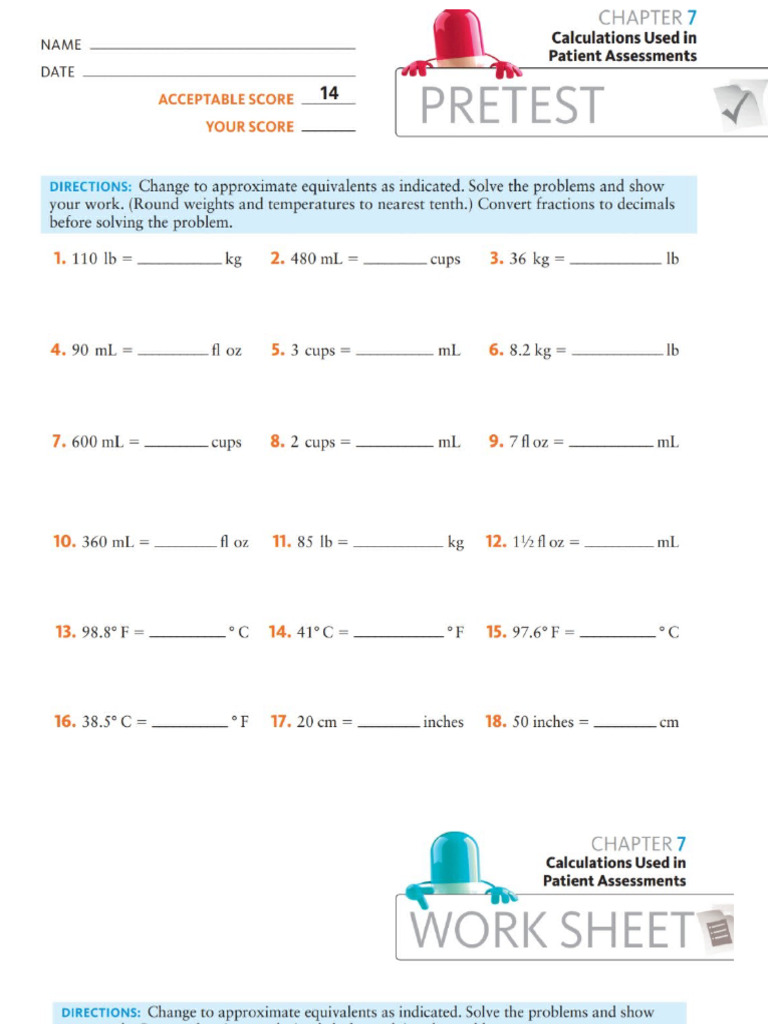 Chapter 7 Worksheet | PDF