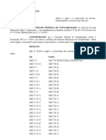 RES - 1329 - Altera A Sigla e A Numeração de Normas, Interpretações e Comunicados Técnicos