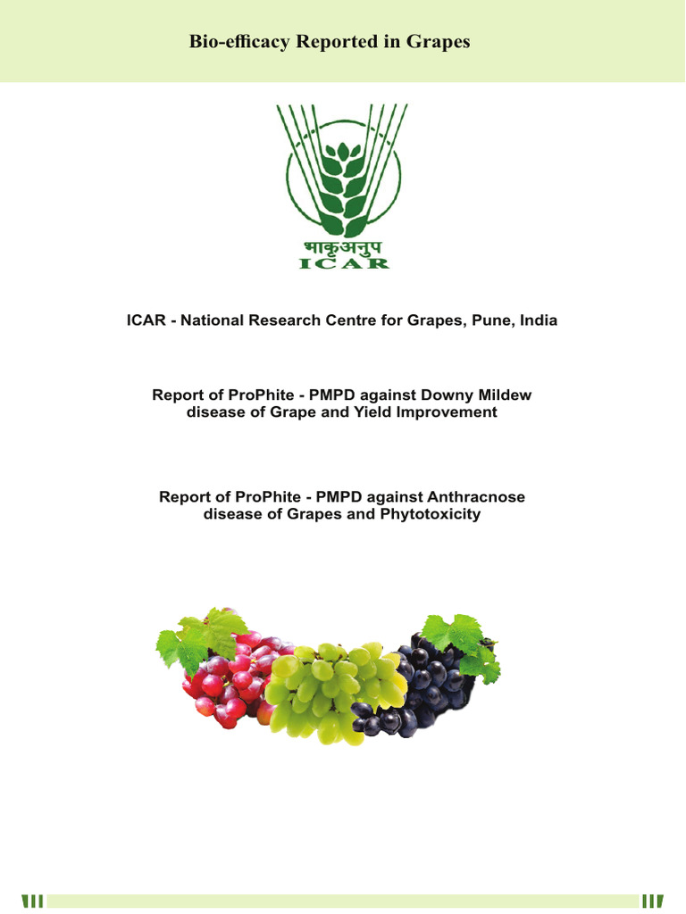 PMPD Bio - Efficacy Reports_Grapes | PDF