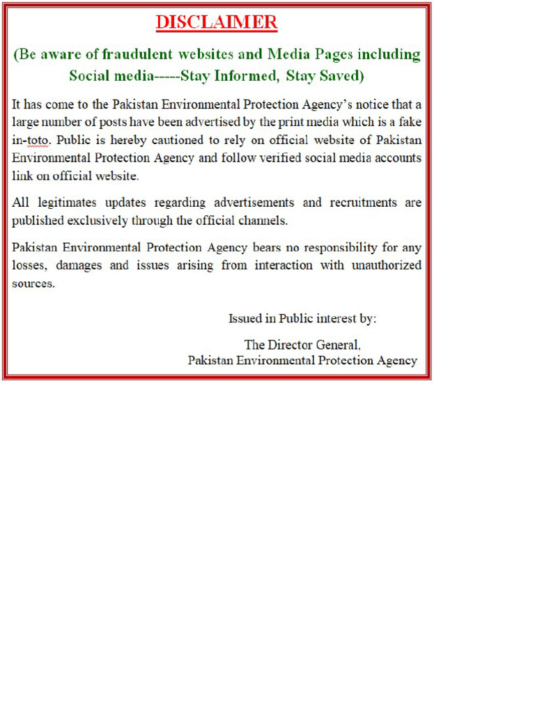 Disclaimer | PDF