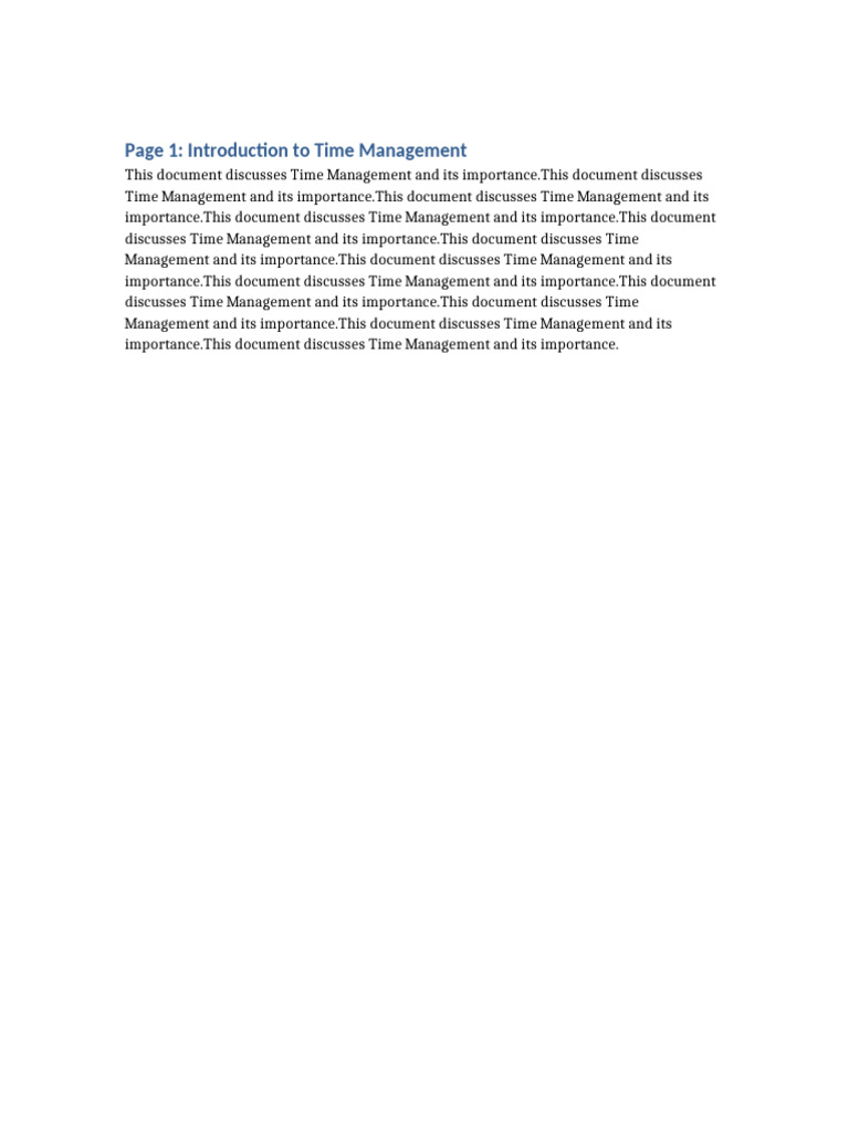 document_9_Time_Management | PDF