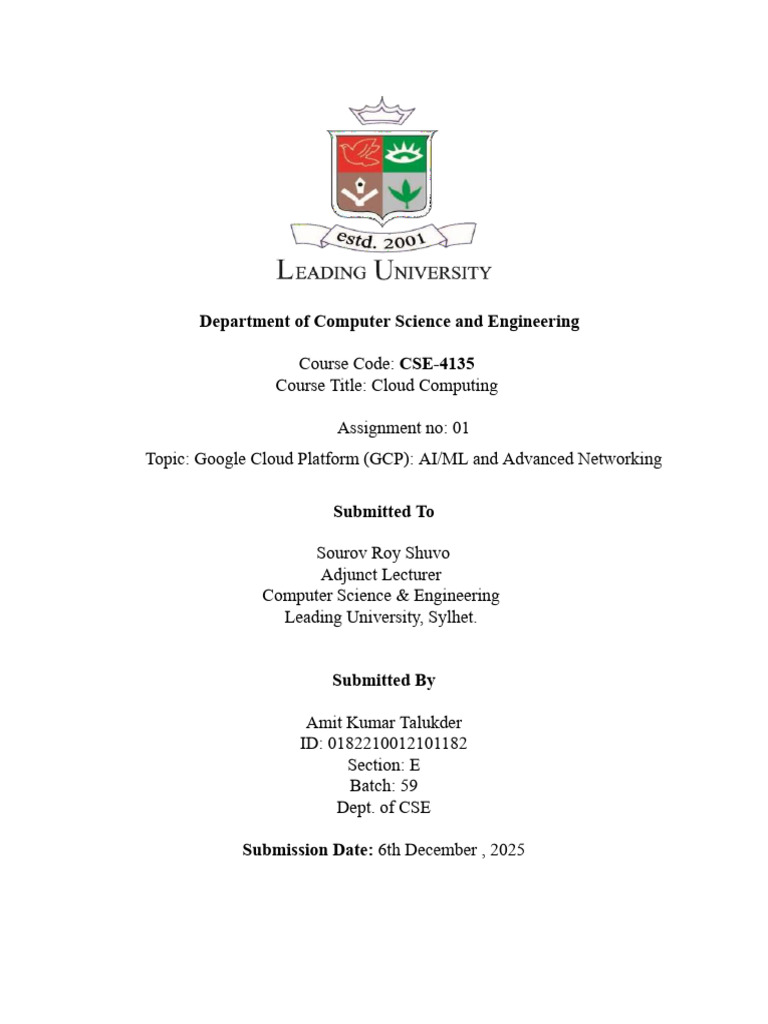 0182210012101182 | PDF | Cloud Computing | Artificial Intelligence