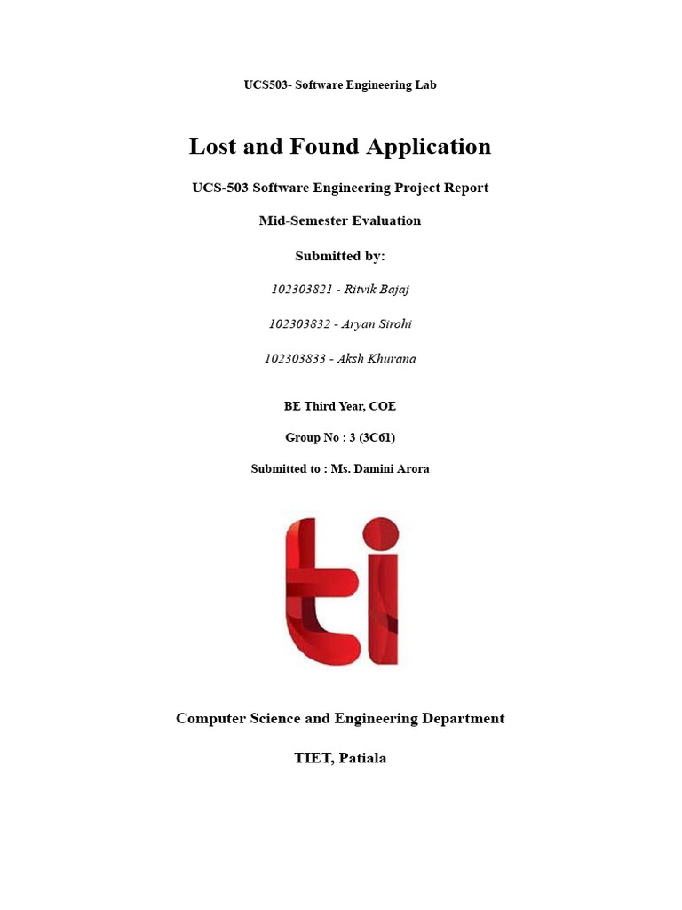 GROUP-3 Software Engineering Project Report | PDF | Databases | Password
