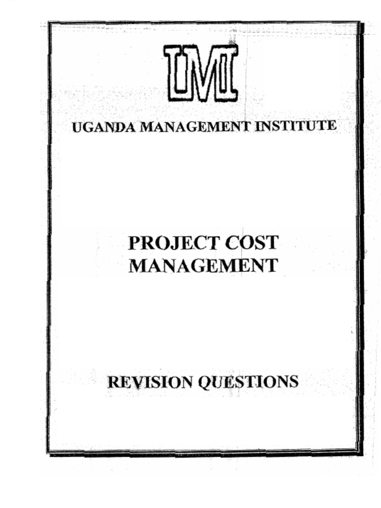 Q&A_Project Cost Management | PDF