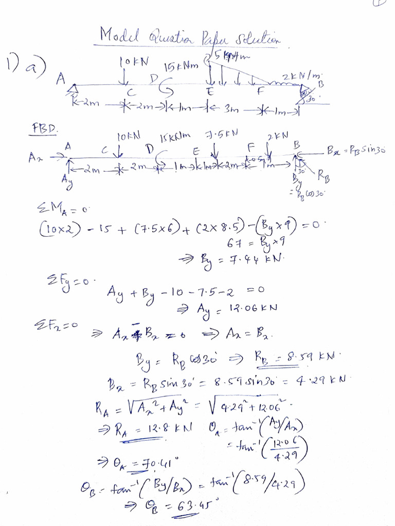 EM Model Paper Solution | PDF