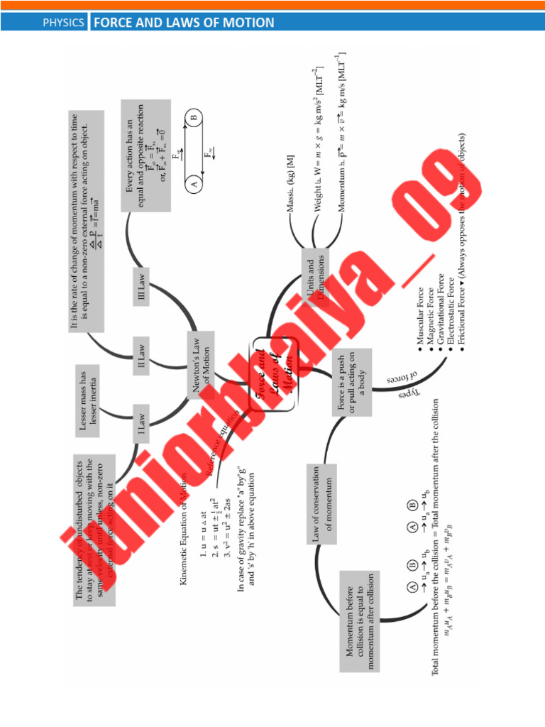 Chapter - 2 Force and Laws of Motion-12-24 Watermark | PDF | Force ...