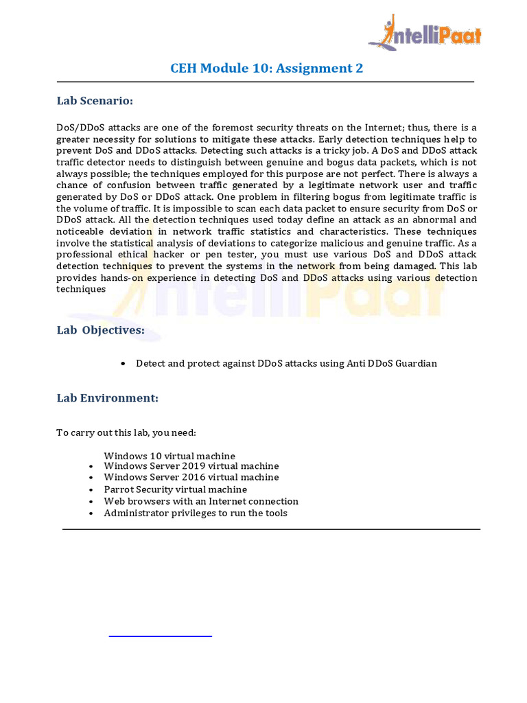 Mod 10 Assignment 2 | PDF