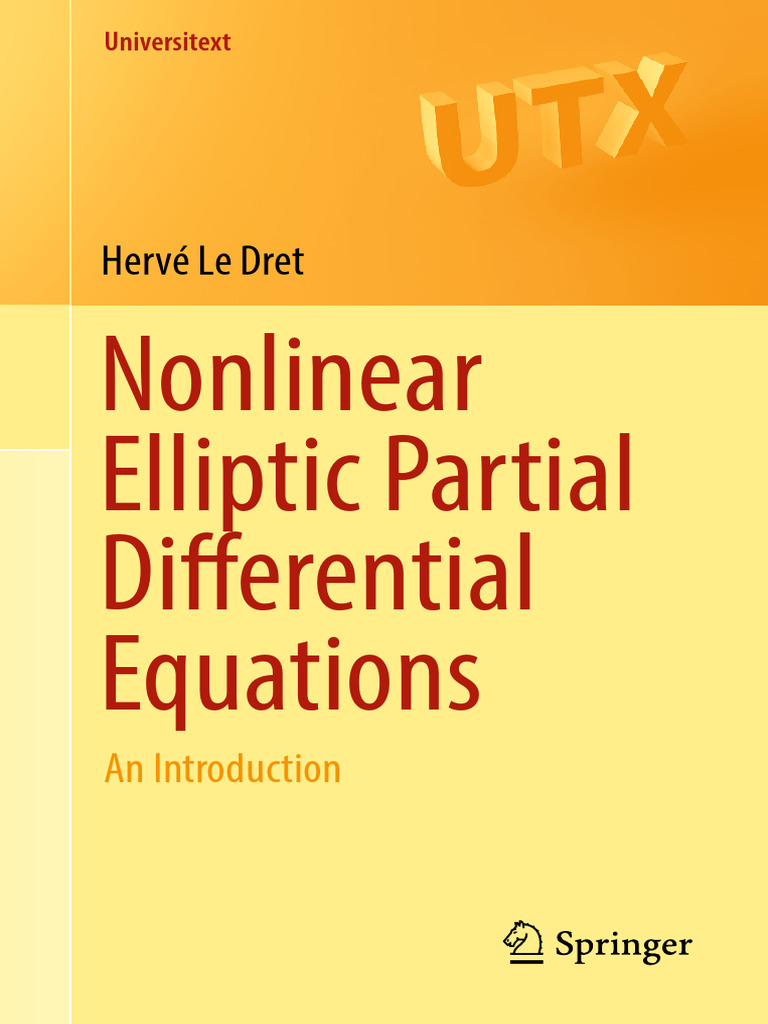 Nonlinear Elliptic Partial Differential Equations_ an Introduction ...