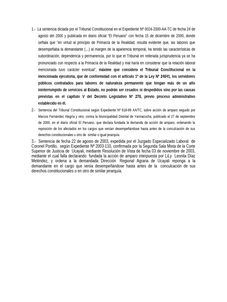 Principio de La Primacia de La Realidad | PDF