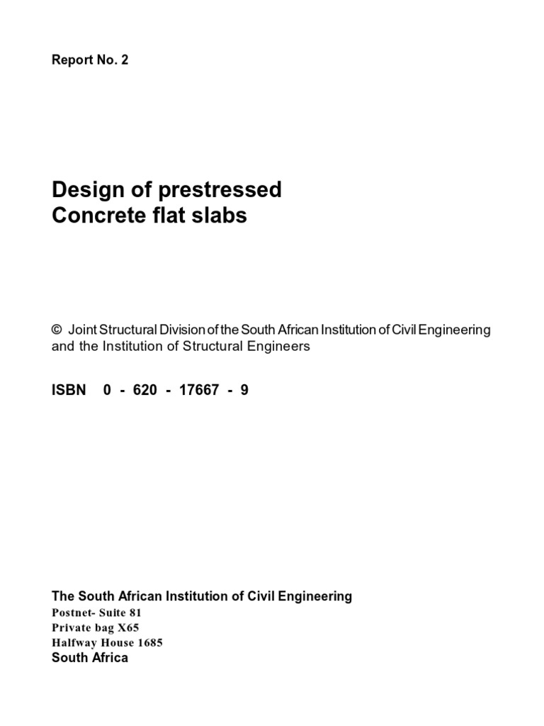 Design of Prestressed Concrete Slabs | PDF
