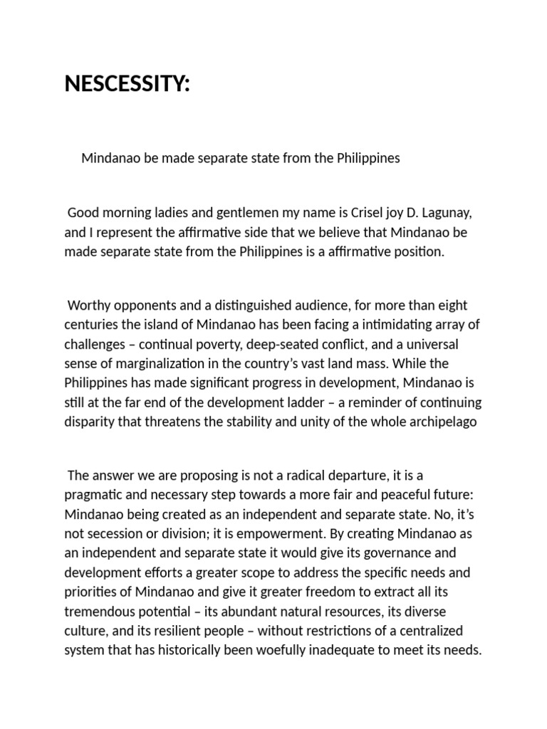 DEBATE SCRIPTS SAMPLE | PDF | Philippines | Rodrigo Duterte