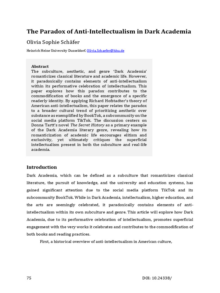 Schaefer,+Olivia+Sophie.+The+Paradox+of+Anti-Intellectualism+in+Dark ...