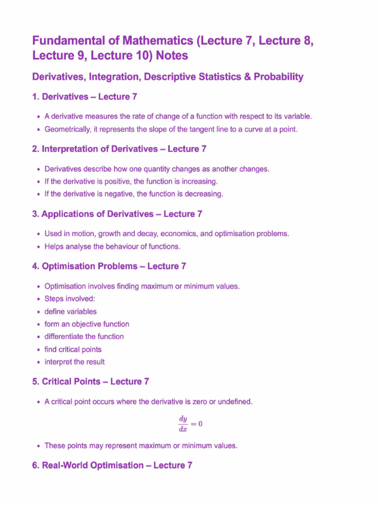 Fundamental Math Purple ULTRA Clear No24Fixed | PDF