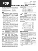 Honeywell 6150V Honeywell 6160V Install Guide