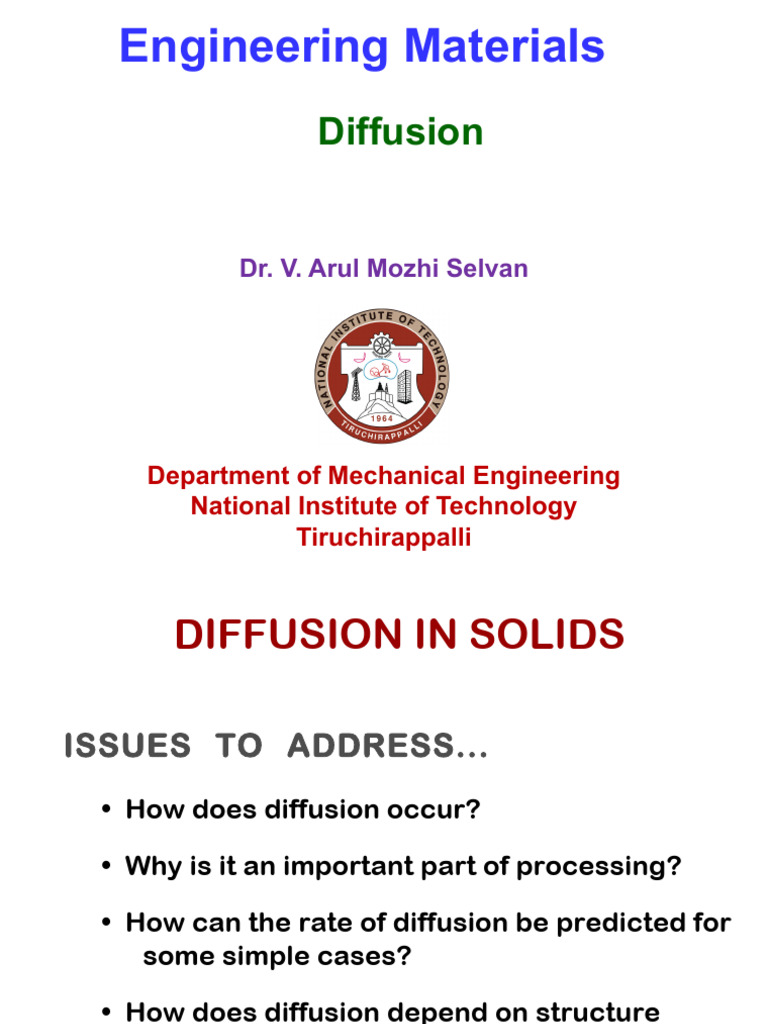 8. EM 8 Diffusion | PDF | Diffusion | Heat Treating