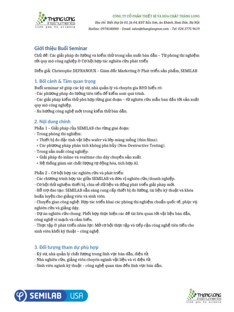Seminar Semilab | PDF