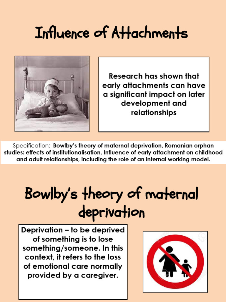 Lesson Influence of Attachments | PDF | Attachment Theory | Child ...