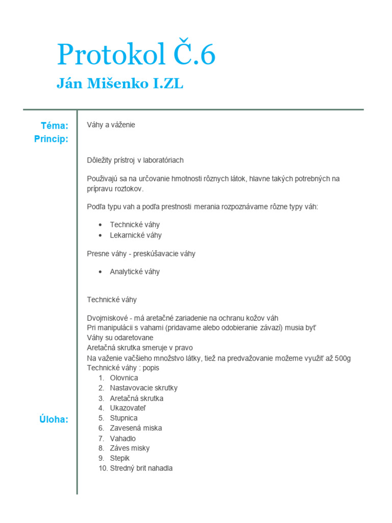 Protokol 6 | PDF