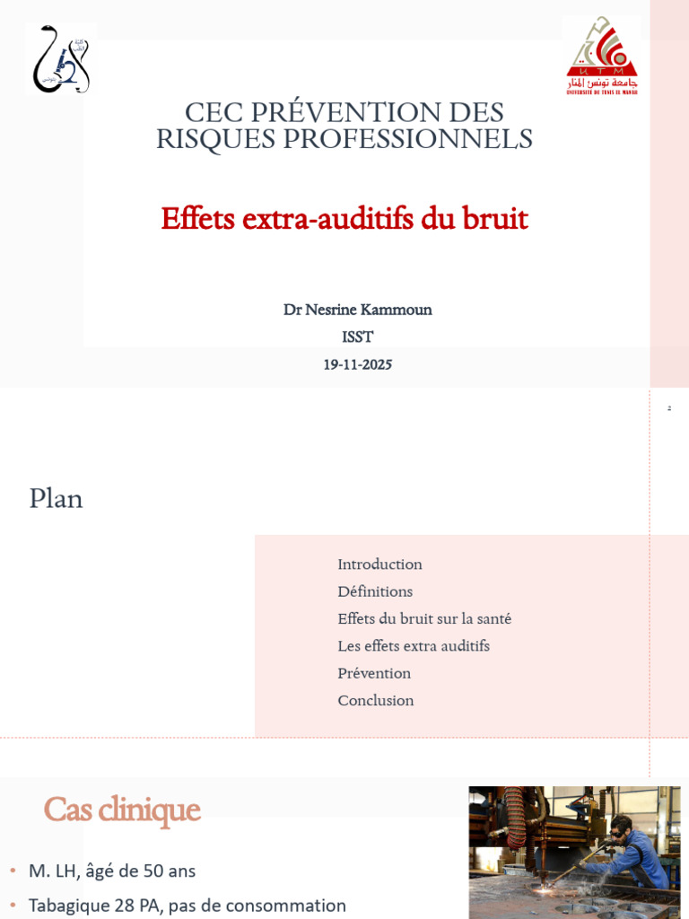 Effets Extra-Auditifs Du Bruit 2025-2026 | PDF | Sommeil | Bruit