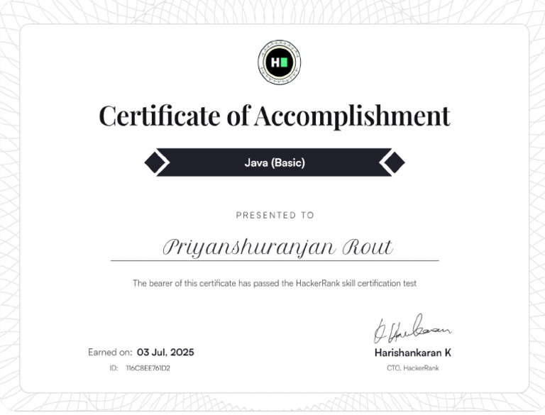 Java Basic Certificate | PDF