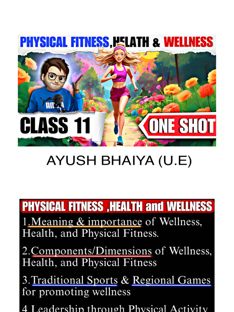 Physical Fitness, Health & Wellness by Ayush Bhaiya Unending Education ...