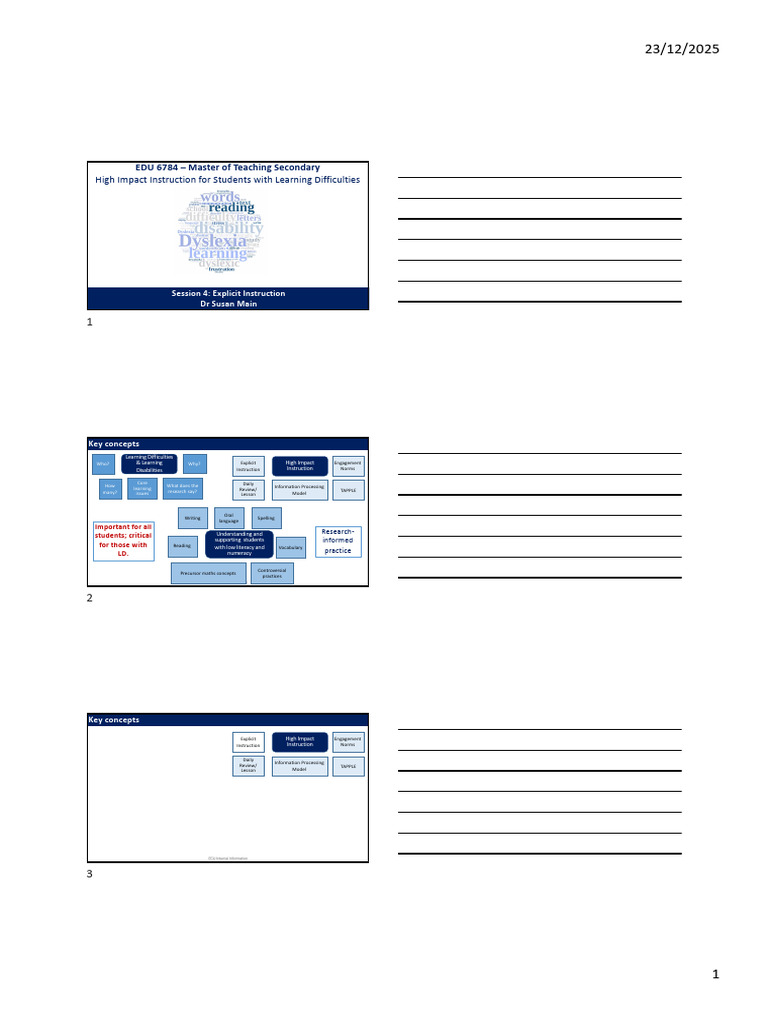EDU6784 Session 4 Intro To EI Notes | PDF | Cognition | Inquiry Based ...