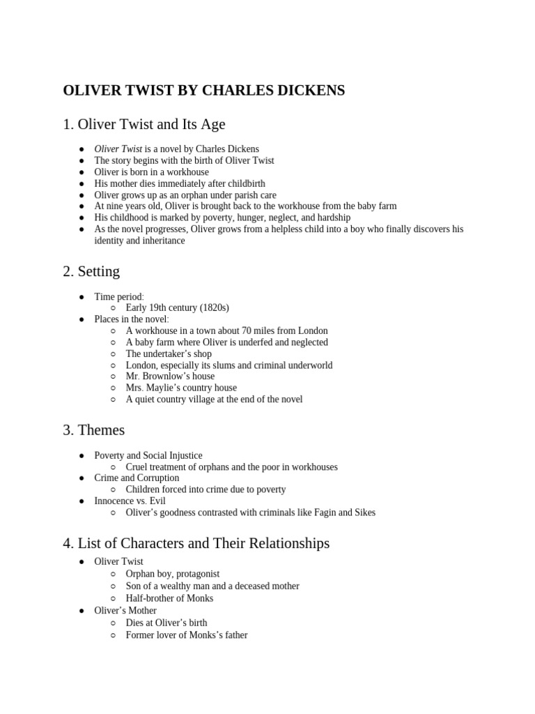 Oliver Twist by Charles Dickens | PDF | Oliver Twist | Fagin