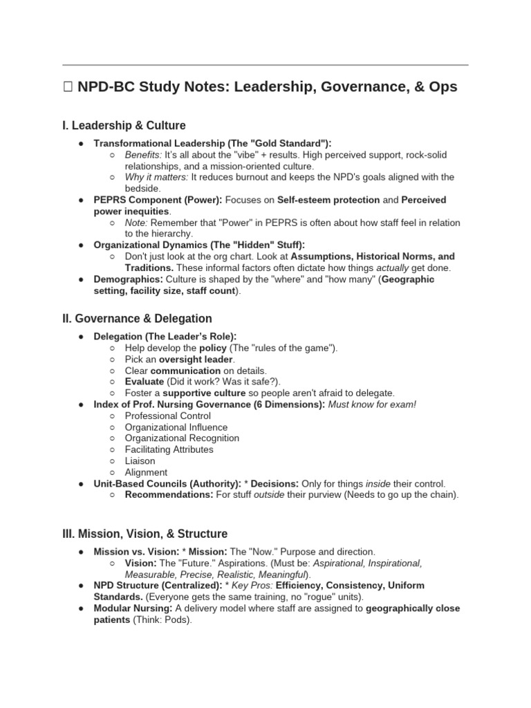 NPD-BC ANCC Nursing Professional Development (NPD-BC) Certification ...