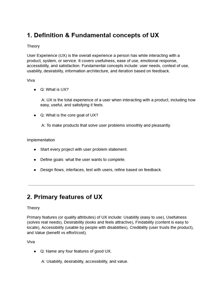 UiUX PDF | PDF | Usability | User Experience