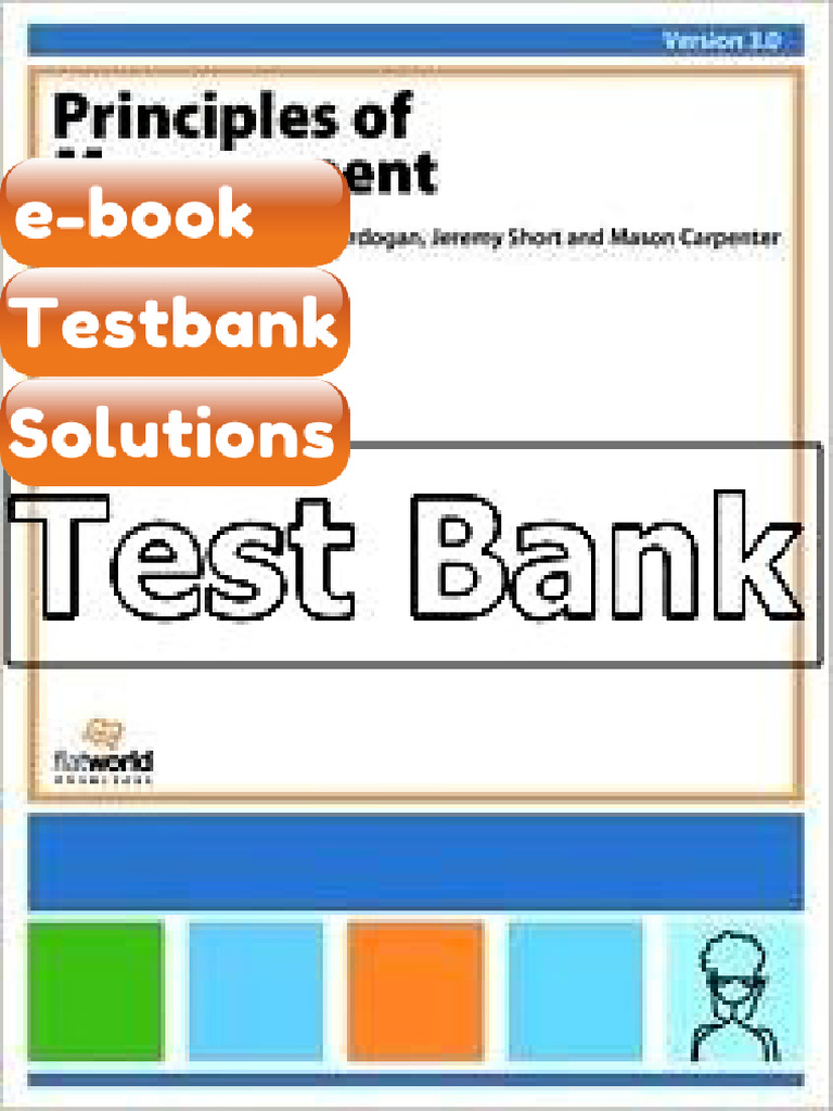 Principles of Management V30 3rd Edition Erdogan eBook & Testbank | PDF ...