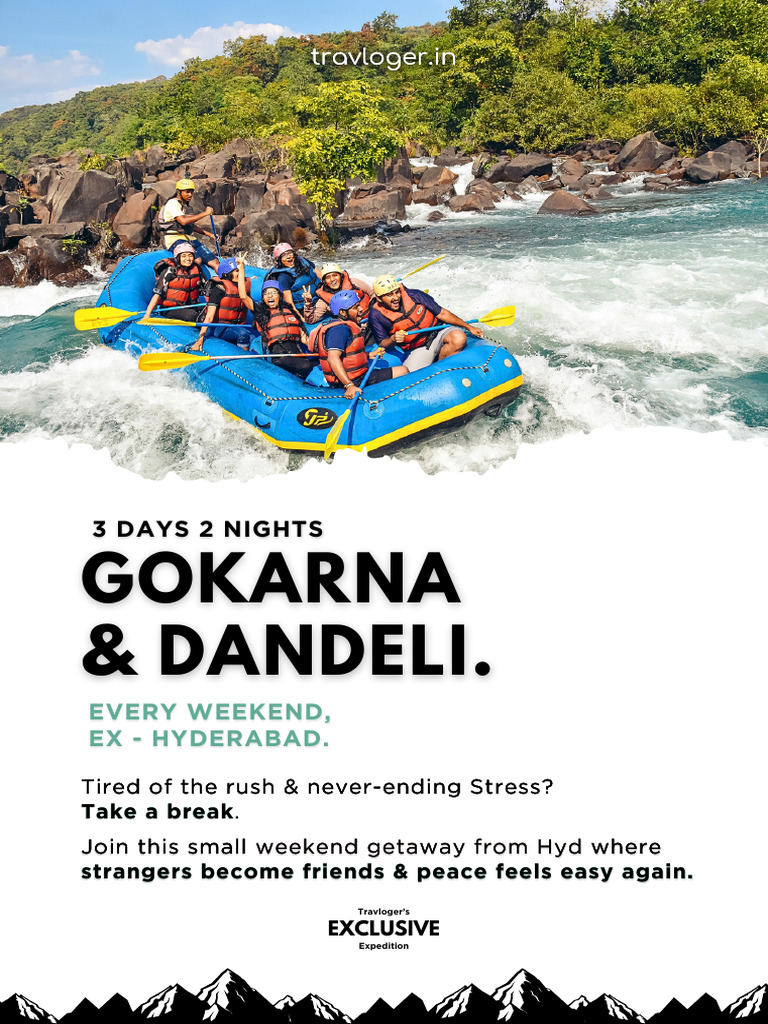 Gokarna & Dandeli From Hyd (Group Trip) | PDF