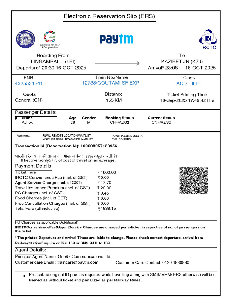 Ticket (1) .PDF - 20251018 - 091513 - 0000 | PDF | Identity Document
